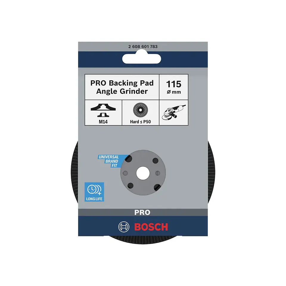 PRO Backing Pad Hard Ø115mm M14 BOSCH 3