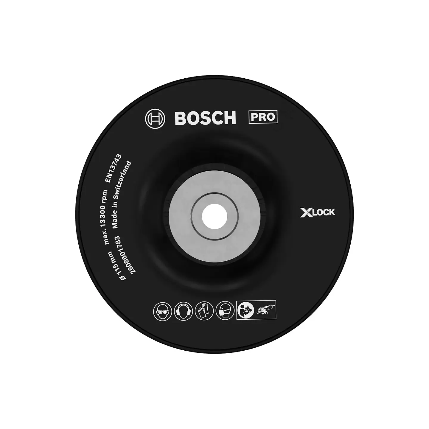 PRO Backing Pad Hard Ø115mm M14 BOSCH 1