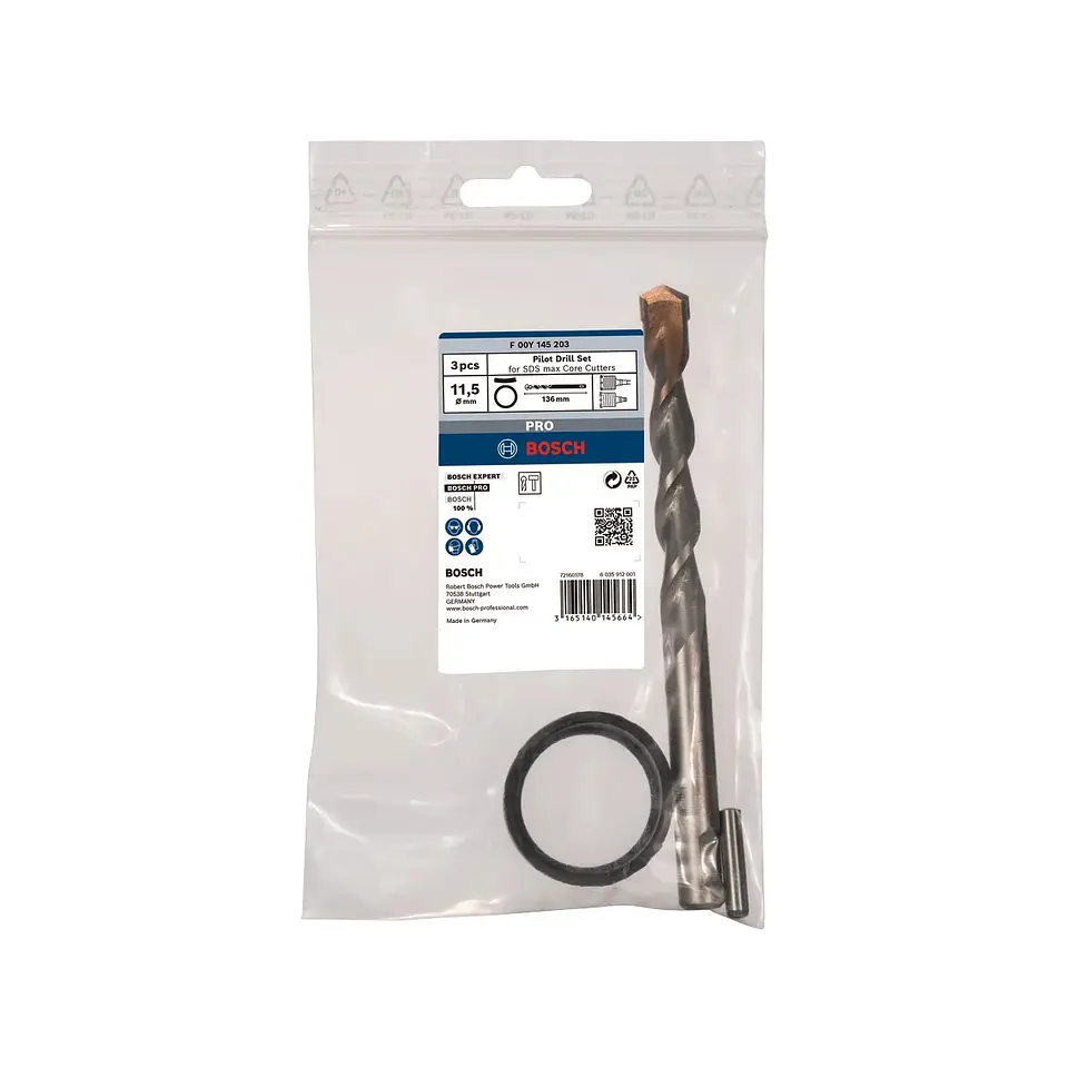 Conjunto de brocas de centrar PRO Pilot para coroa SDS max BOSCH  2