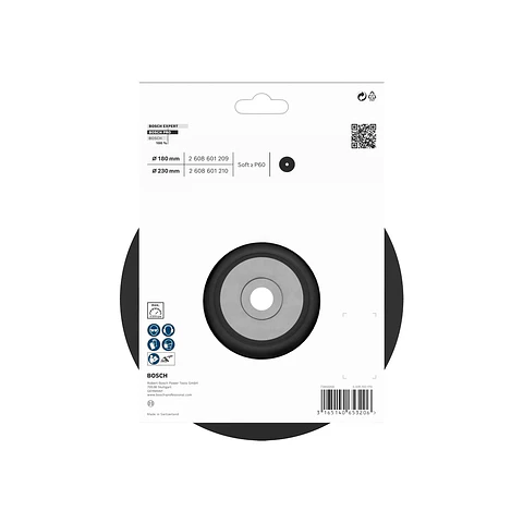 PRO Backing Pad Soft Ø180mm M14 BOSCH