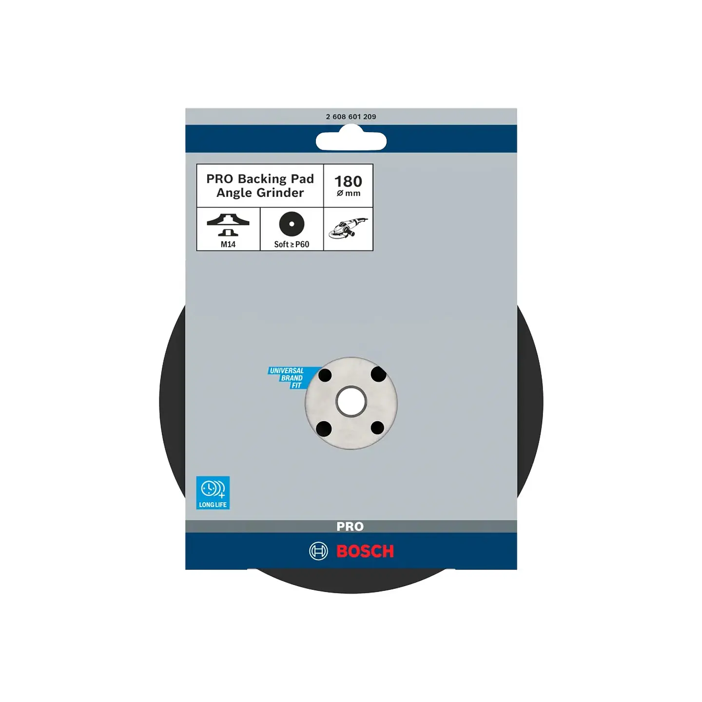 PRO Backing Pad Soft Ø180mm M14 BOSCH 3