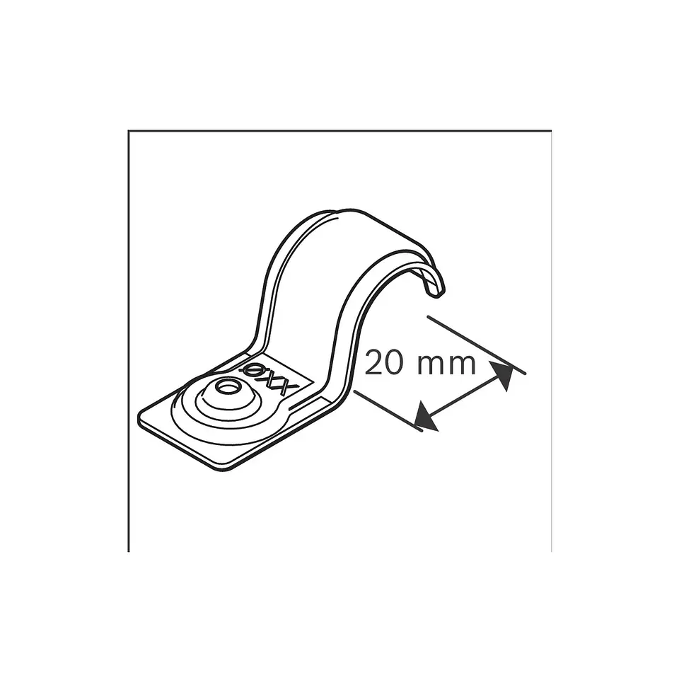 Abraçadeira de cabo único PRO Metal EMS-20 (200 unids) BOSCH 2