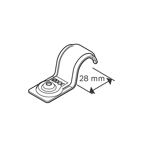 Abraçadeira de cabo único PRO Metal EMS-28 (200 unids) BOSCH