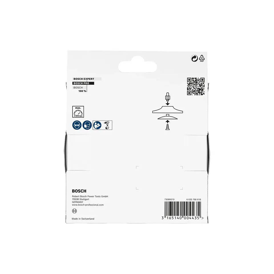 PRO Backing Pad Ø125 x 8 mm BOSCH  4