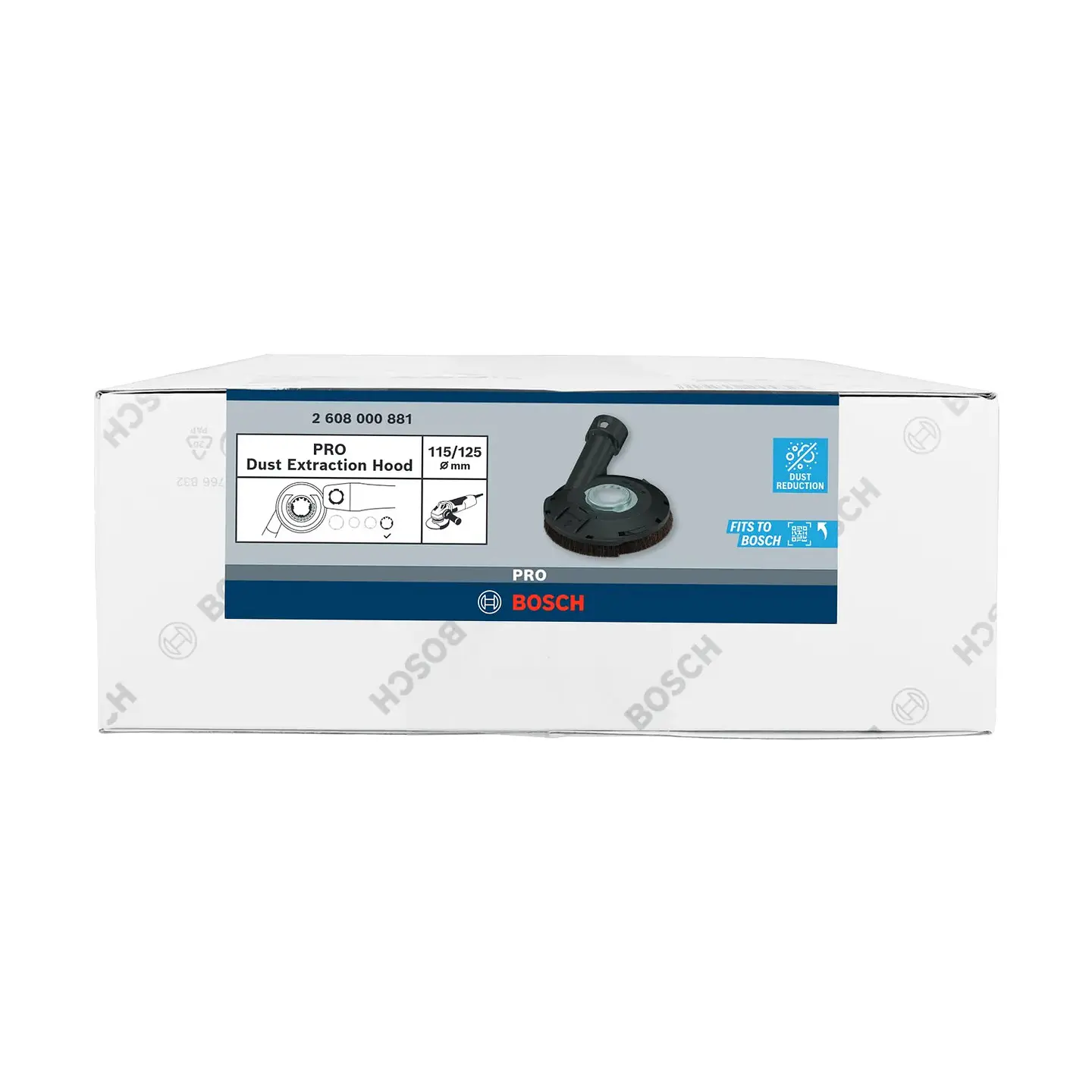 Capuz de Extração de Pó PRO com chave HG Ø115/125 mm BOSCH 2