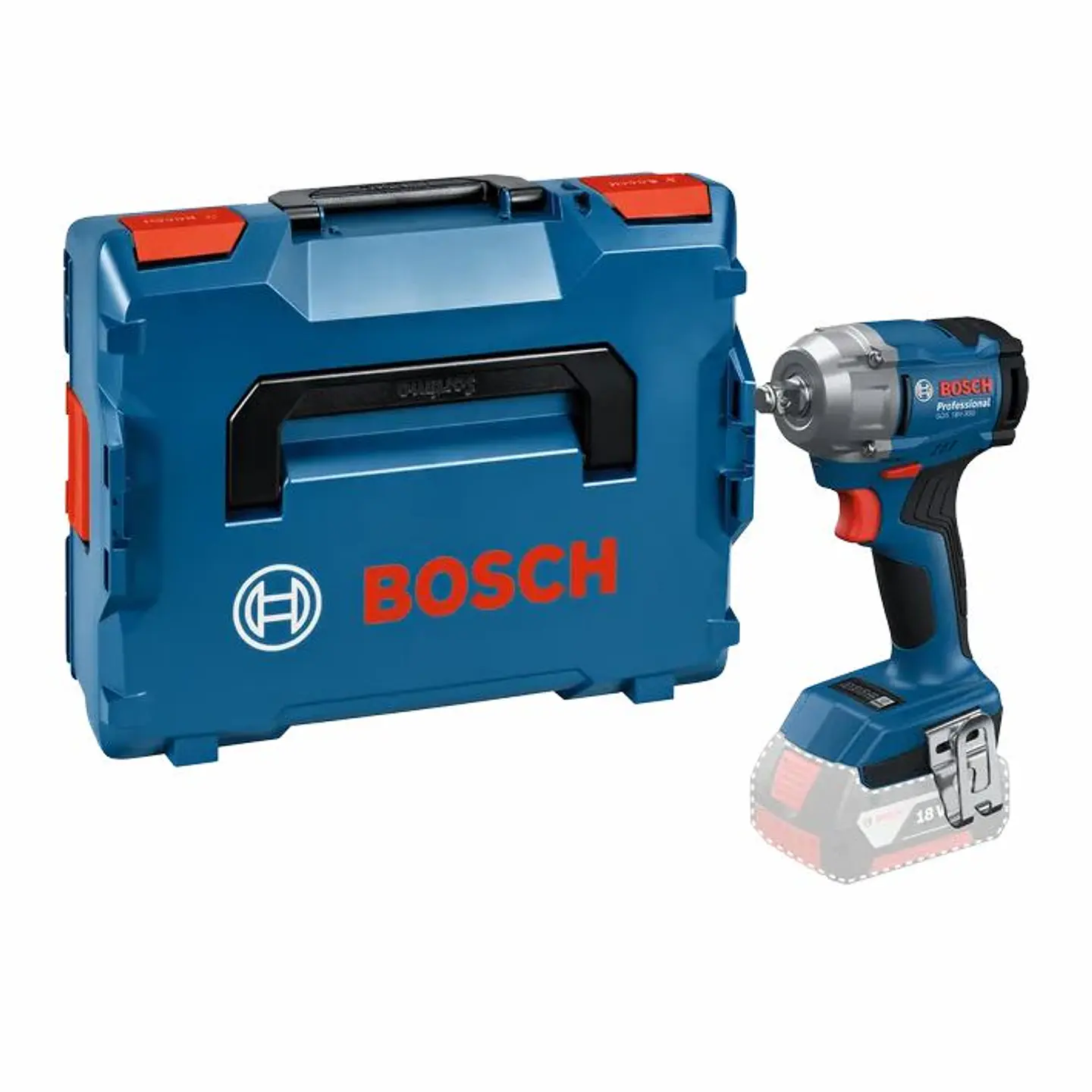 Chave de impacto sem fio PRO GDS 18V-350 + Mala L-BOXX BOSCH   1