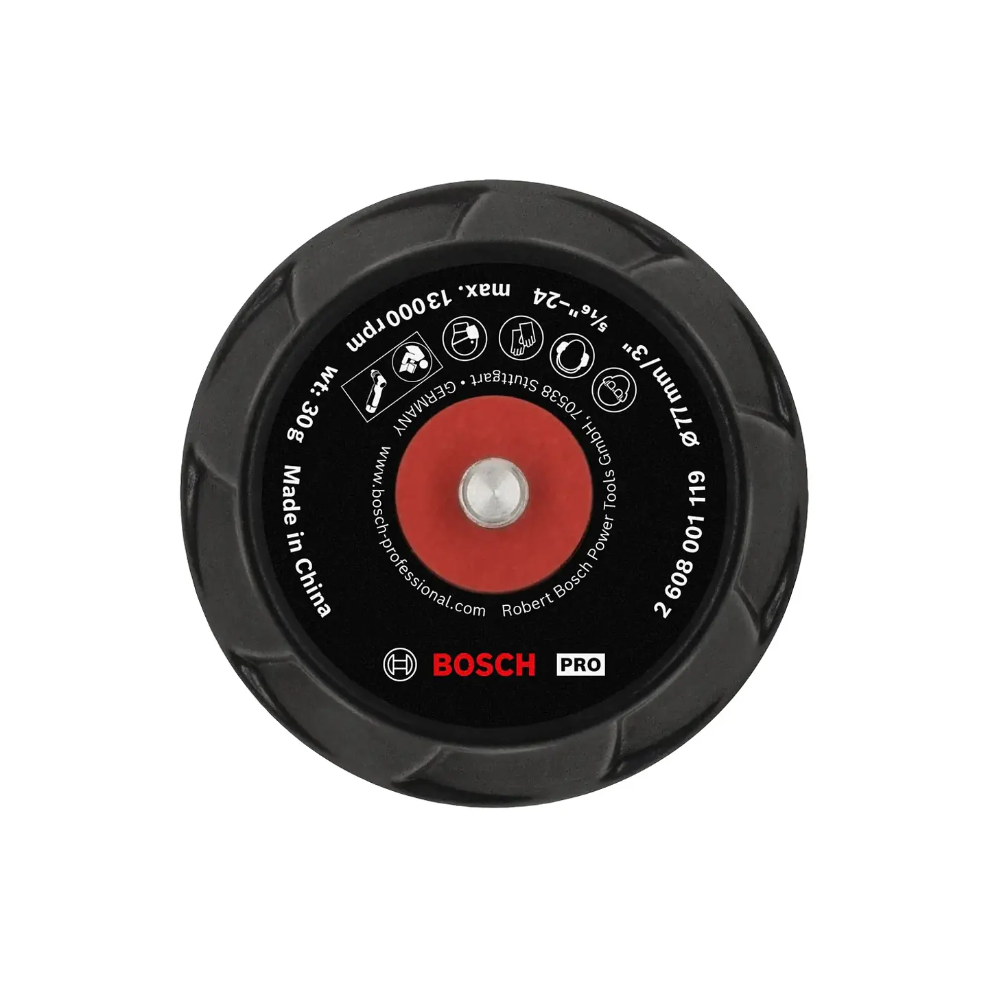 Prato de lixa PRO Ø77mm gancho e laço (1 unid.) BOSCH 1