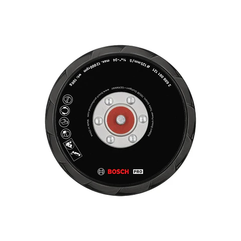 Prato de lixa PRO Ø125mm gancho e laço (1 unid.) BOSCH
