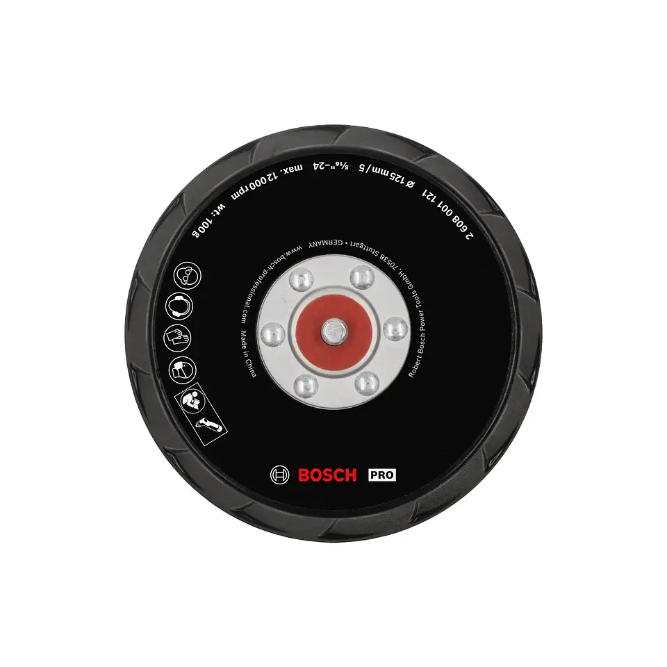 Prato de lixa PRO Ø125mm gancho e laço (1 unid.) BOSCH 1