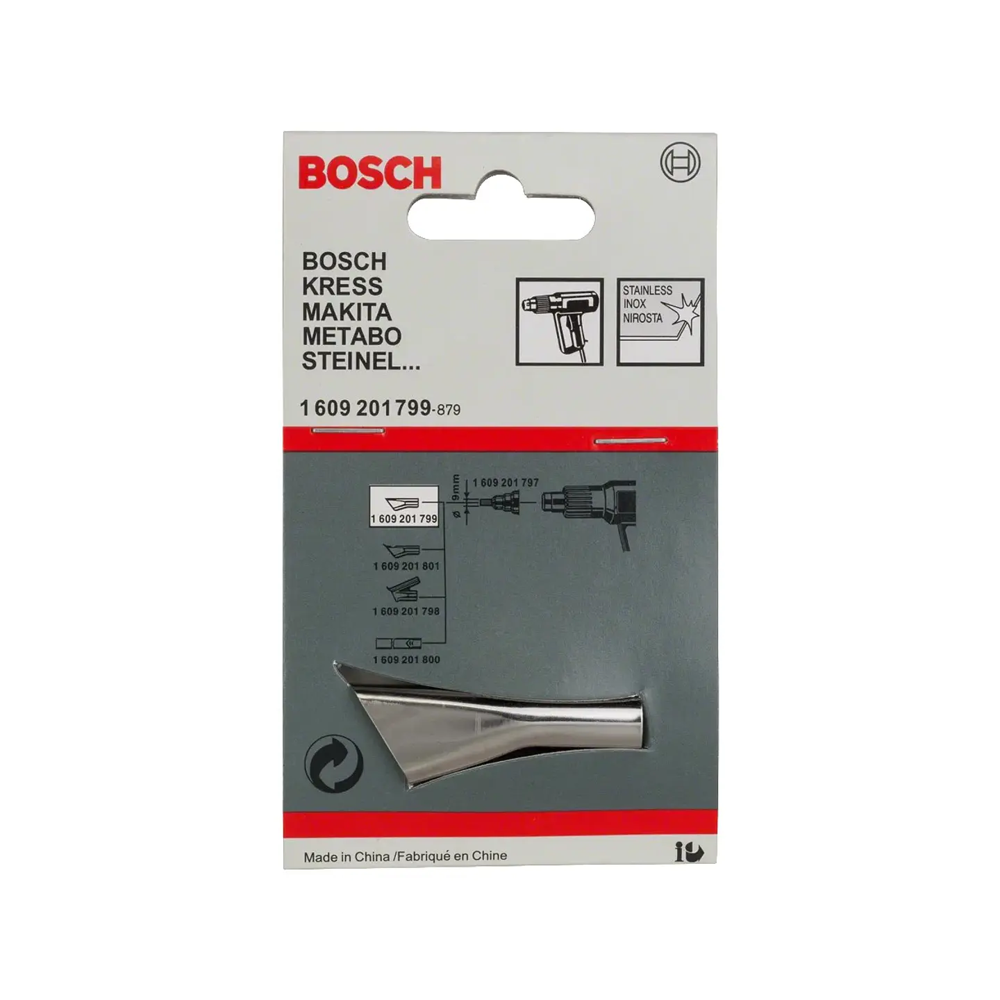 Bocal ranhurado para pistola de calor BOSCH  2
