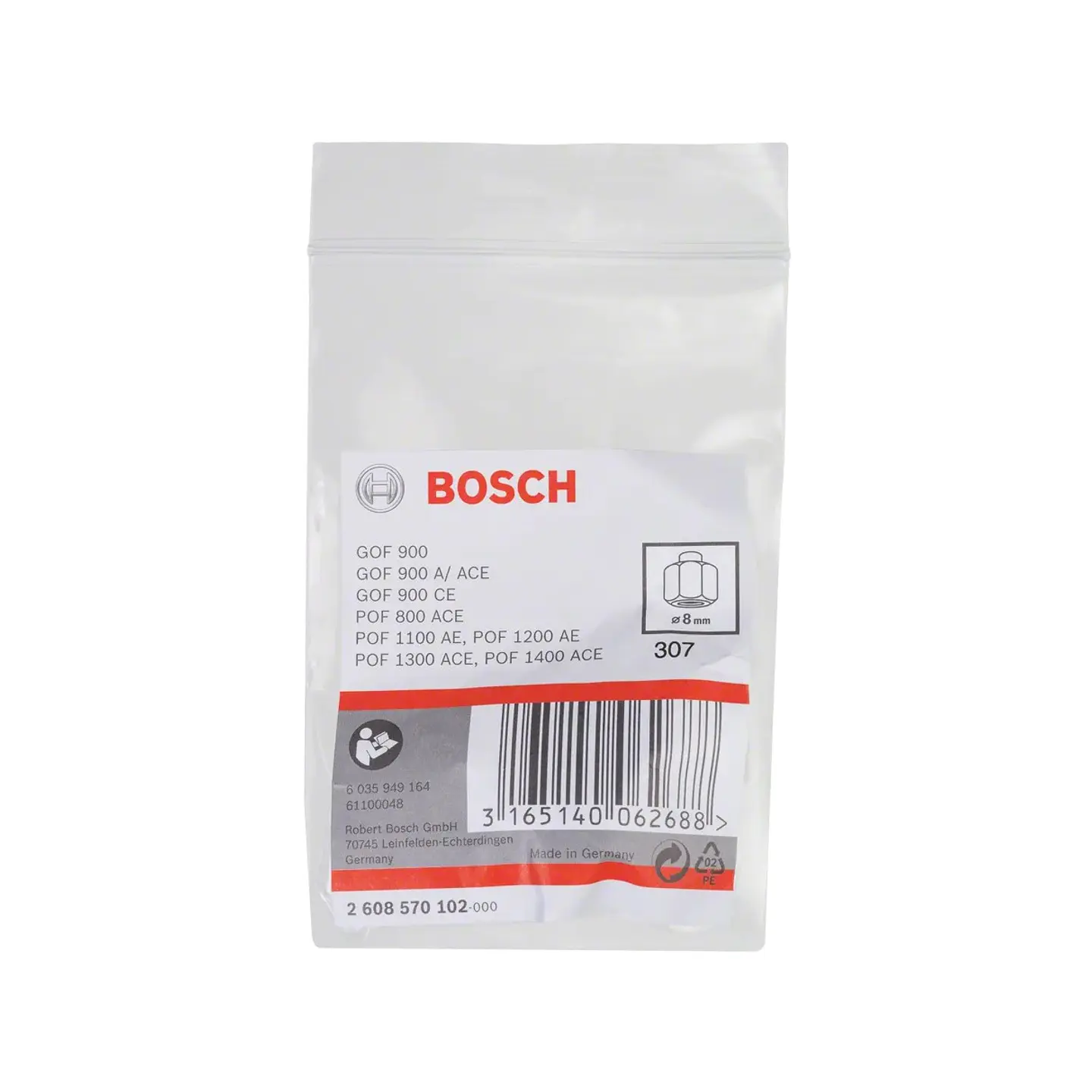 Pinça de aperto 8,00mm BOSCH 2
