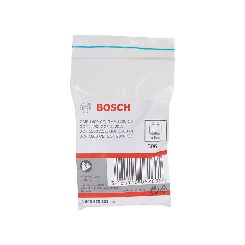Pinça de aperto 6,00mm BOSCH 2