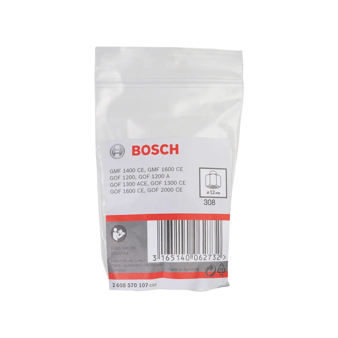 Pinça de aperto 12,00mm BOSCH 2