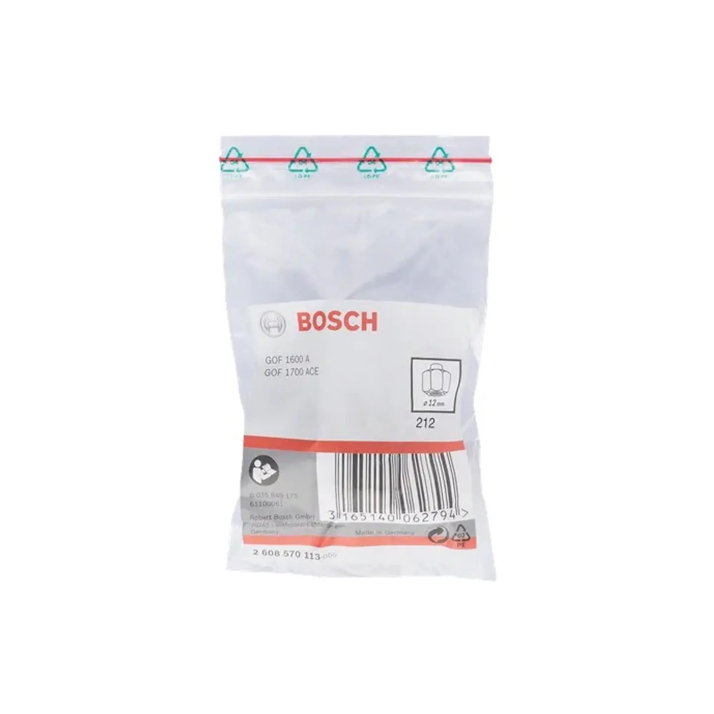 Pinça de fixação 12,00mm BOSCH 2