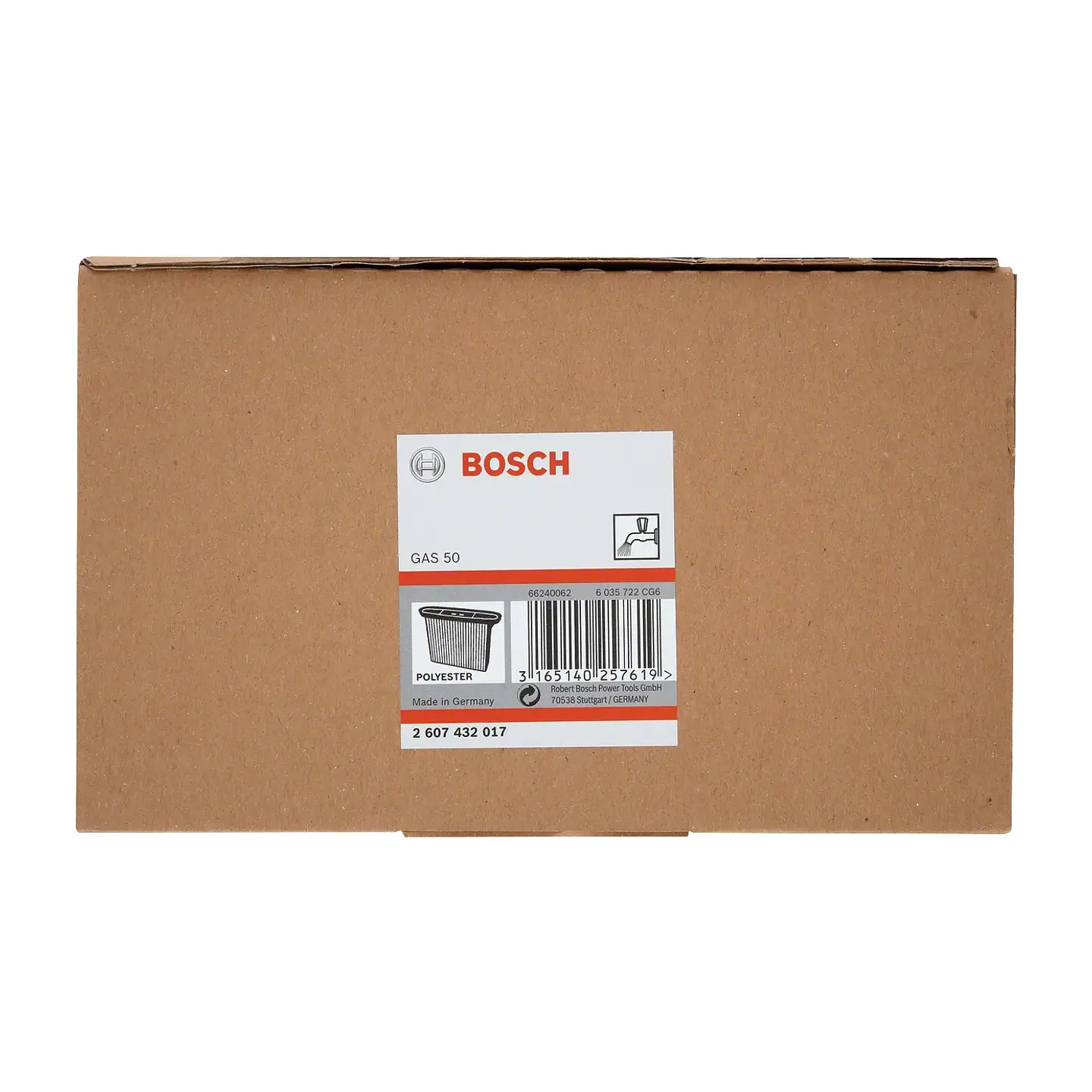 Filtro de pregas de poliéster BOSCH 2