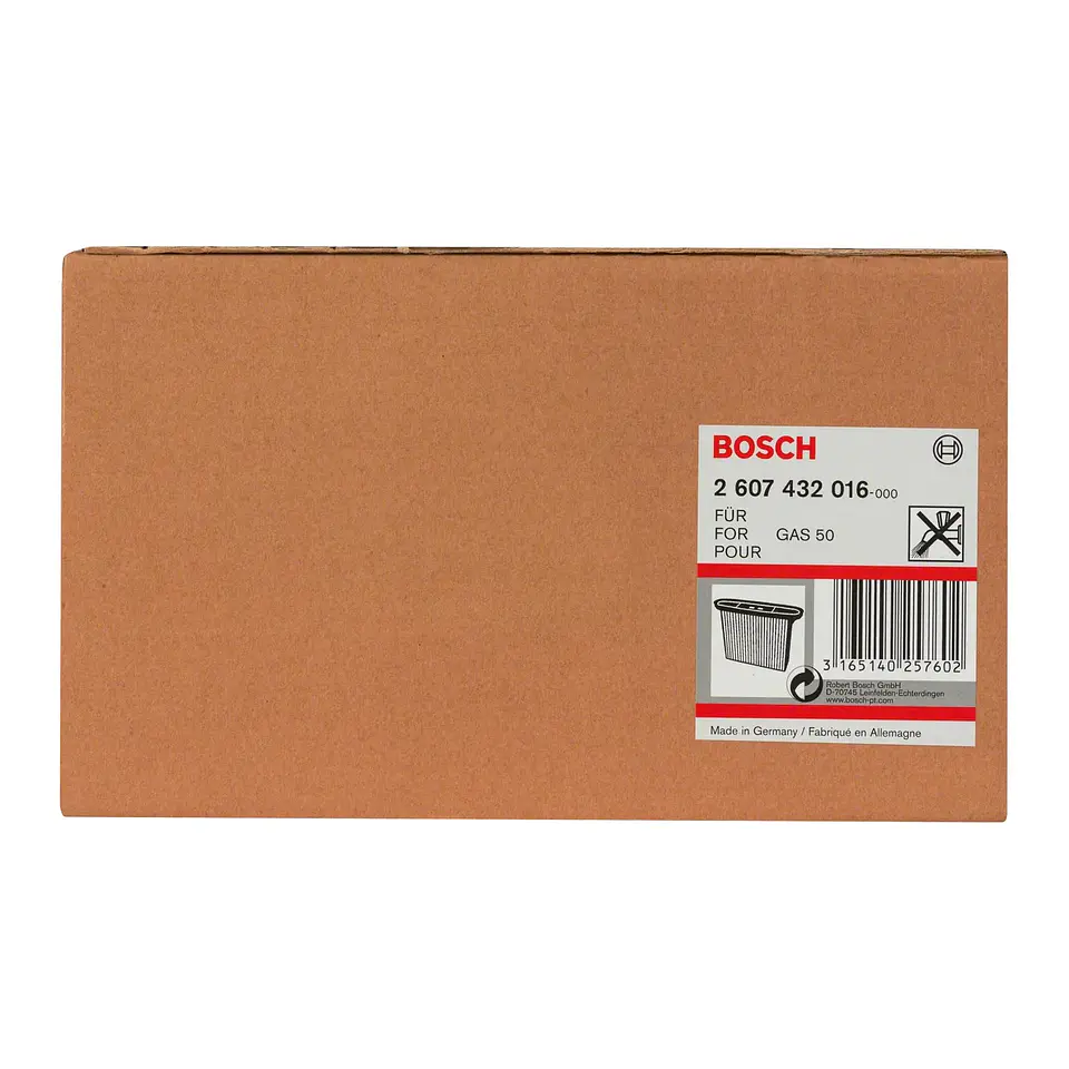 Filtro de celulose pregas BOSCH 2