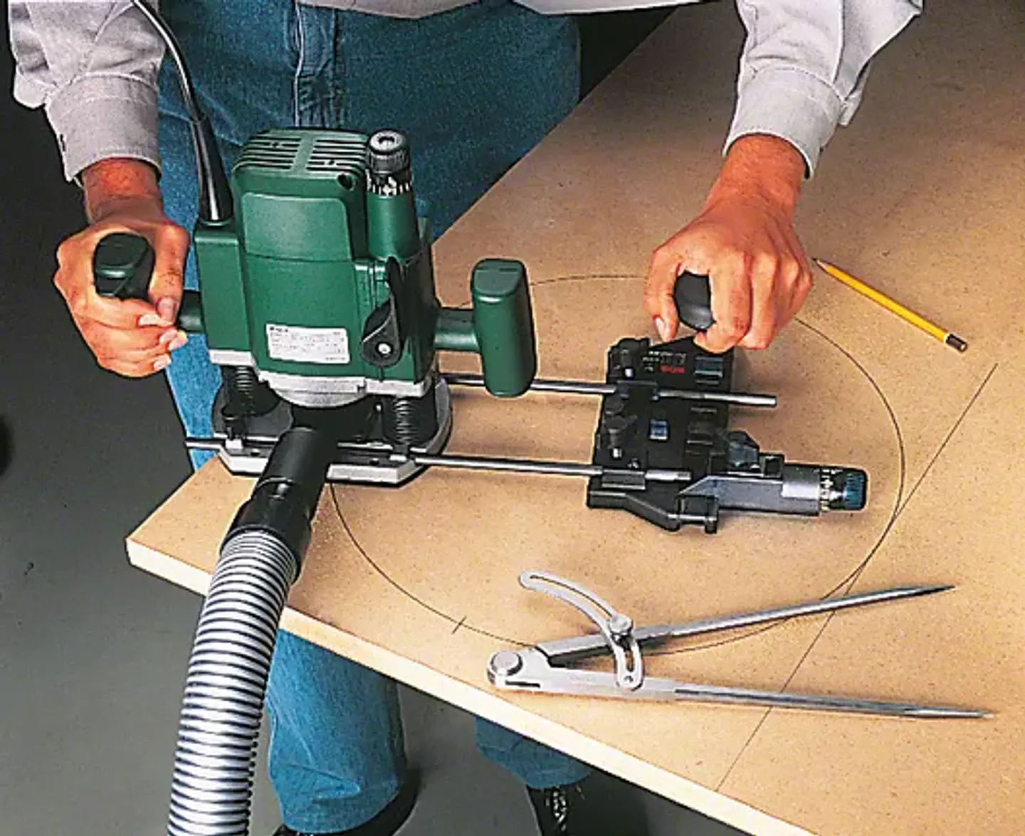 Guia de corte circular e adaptador de carril guia para FSN 70 e FSN 140 BOSCH  3