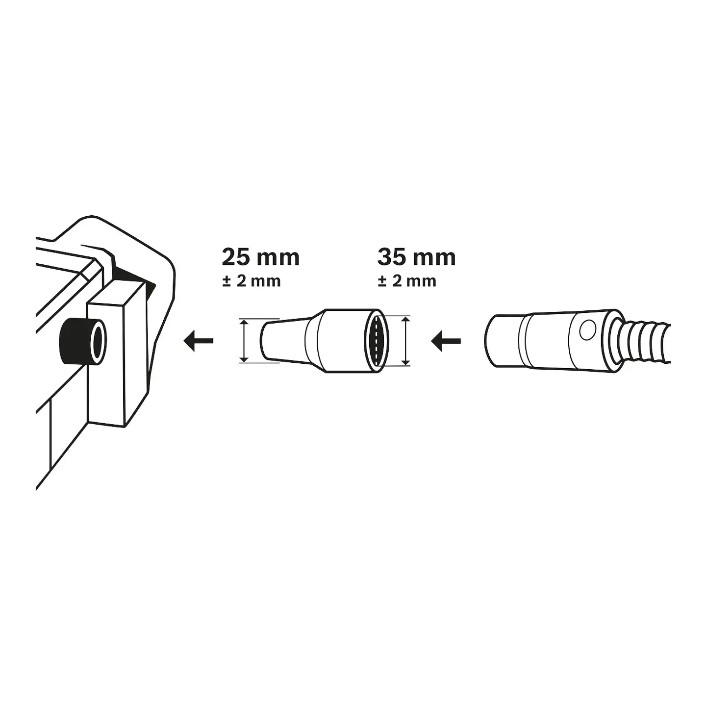 Bocal de ligação BOSCH  3