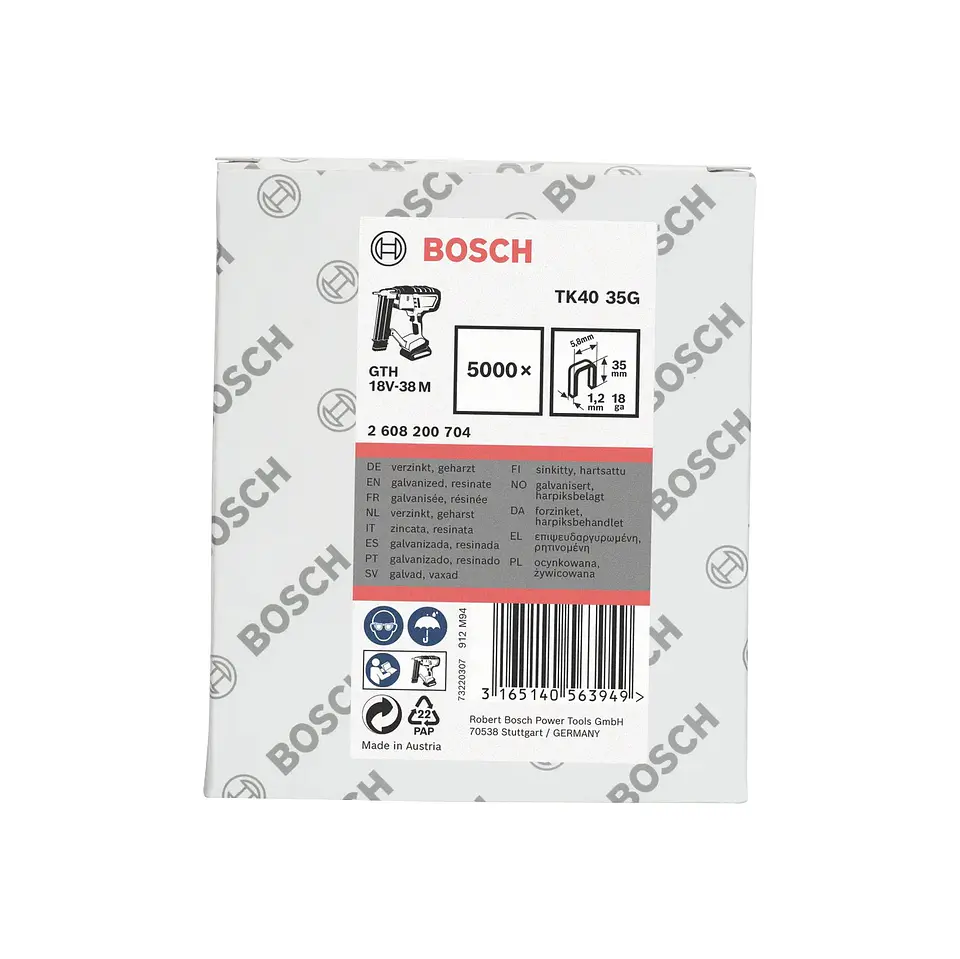 Agrafo de coroa estreita, TK40 35G BOSCH 3