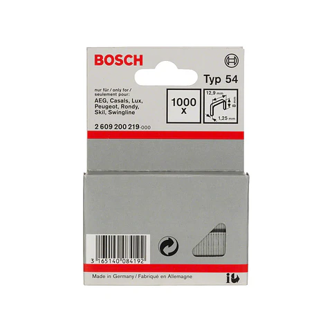Agrafo de arame direito, tipo 54 8mm BOSCH