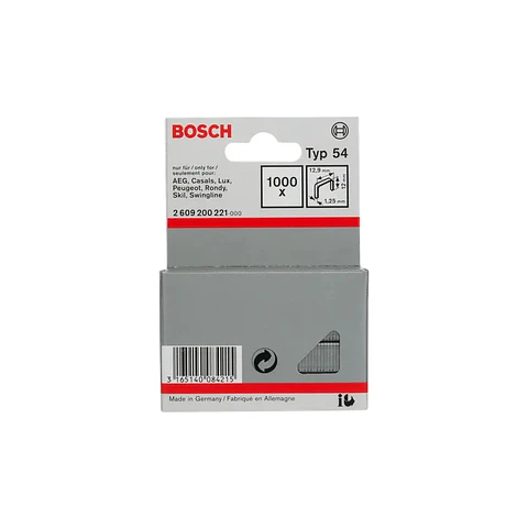 Agrafo de arame direito, tipo 54 12mm BOSCH