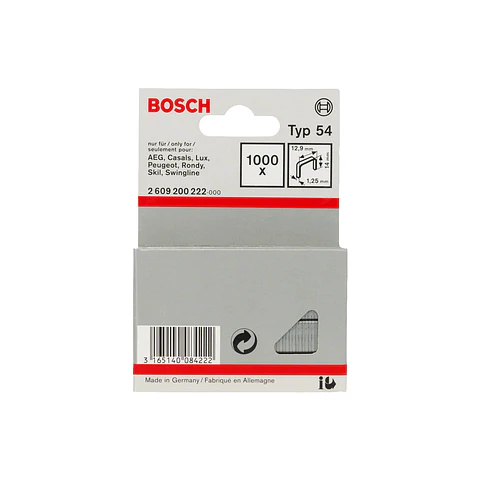 Agrafo de arame direito, tipo 54 14mm BOSCH