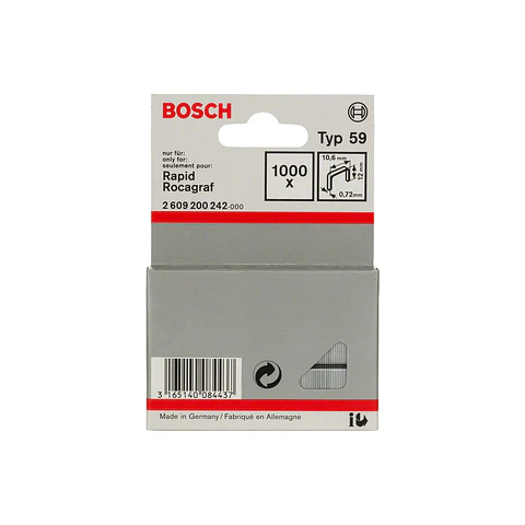Agrafo de arame fino, tipo 59 12mm BOSCH