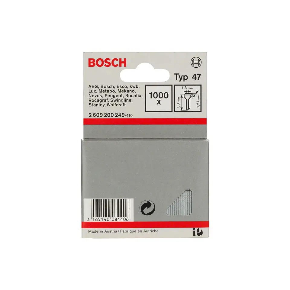 Prego, tipo 47 30mm BOSCH 1