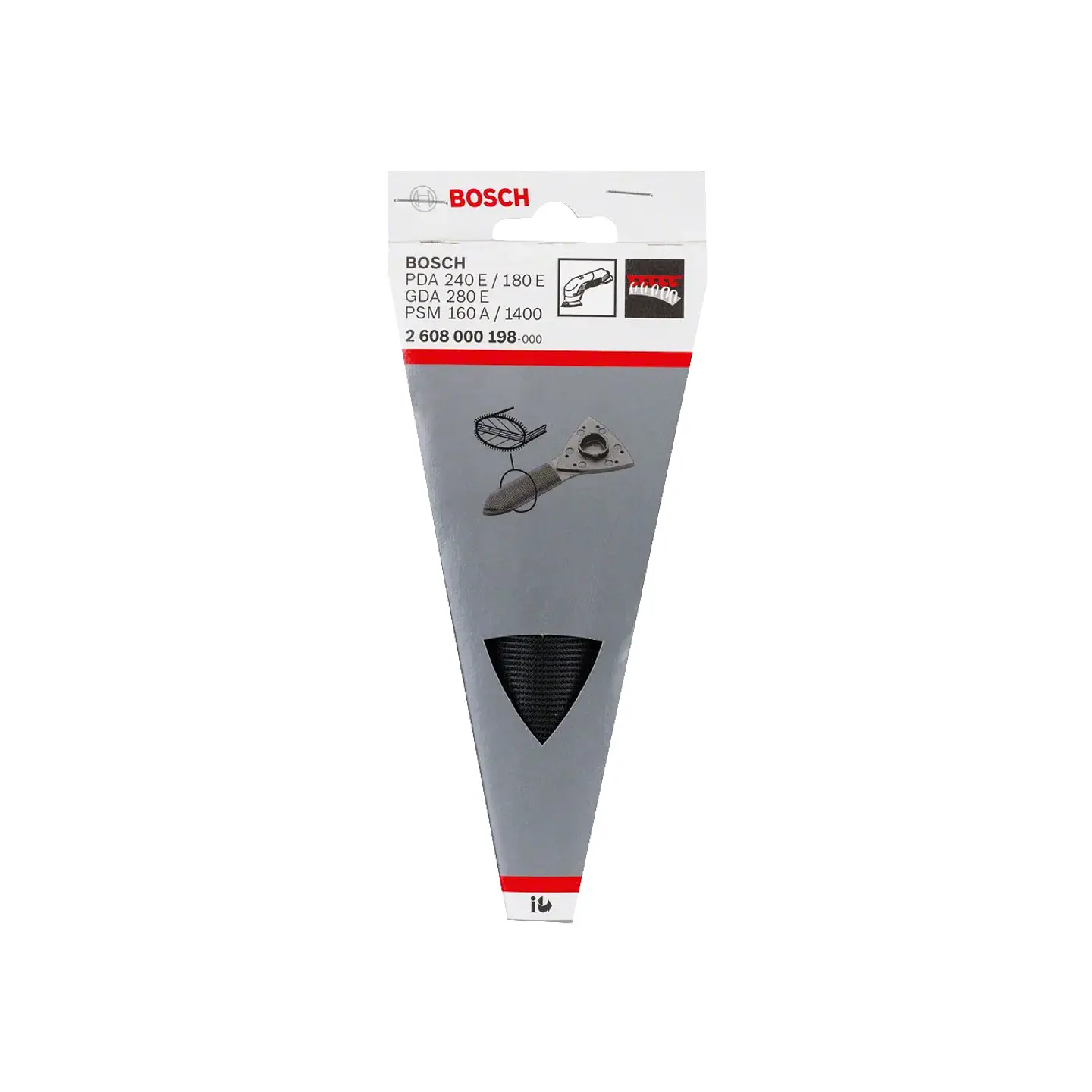 Dedo de lixar para substituição plano BOSCH  2