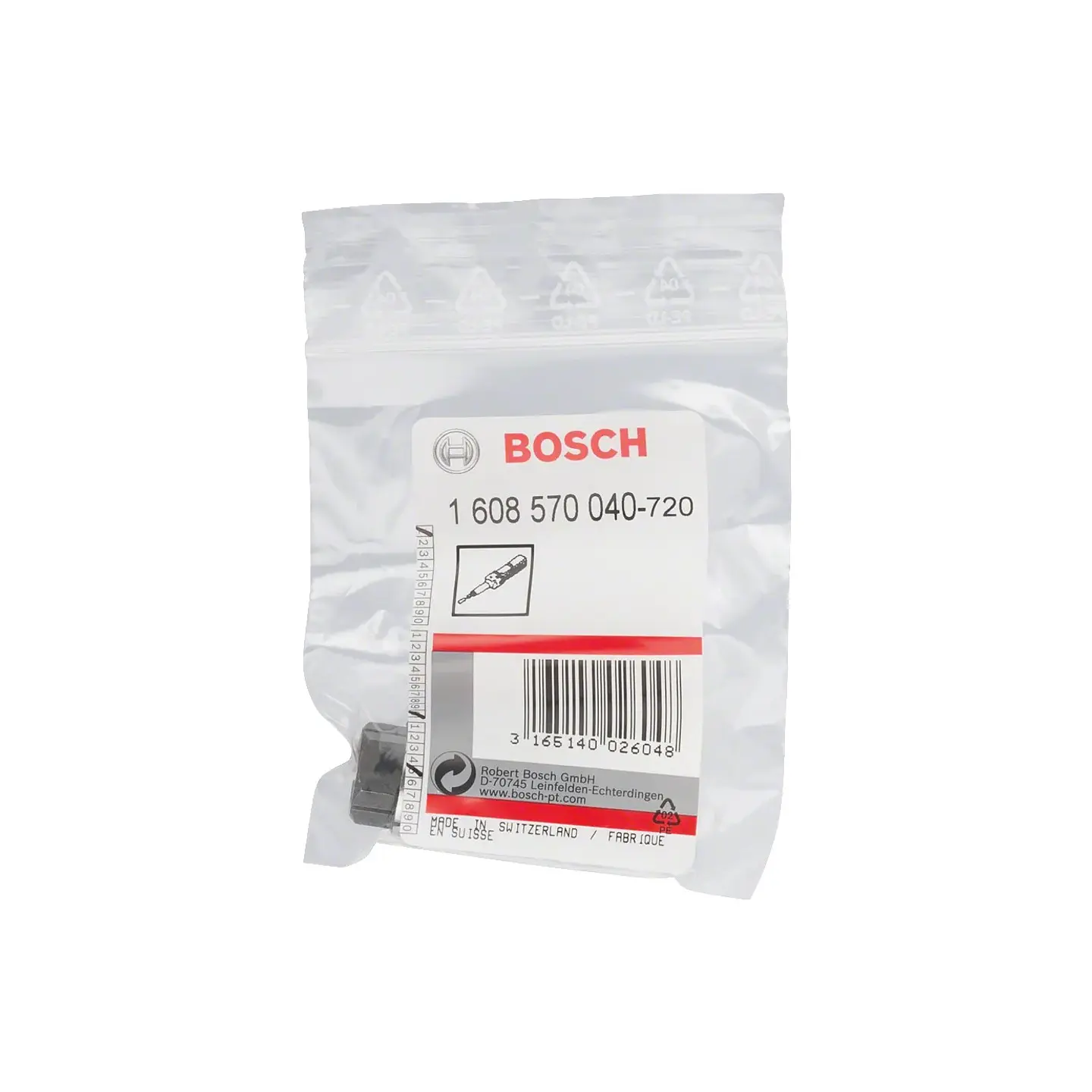 Pinça de fixação com porca de aperto 10mm BOSCH  2
