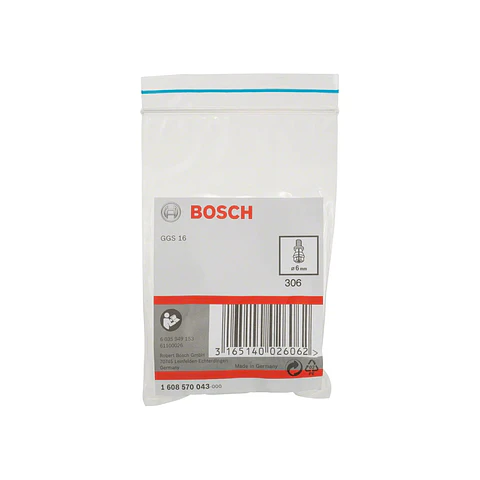 Pinça de fixação com porca de aperto 6mm BOSCH