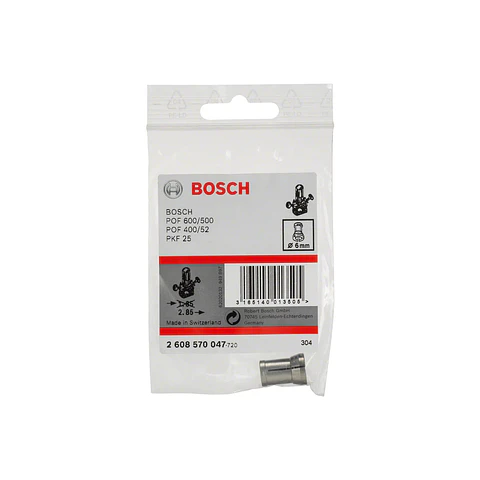 Pinça de aperto sem porca de aperto 6mm BOSCH 