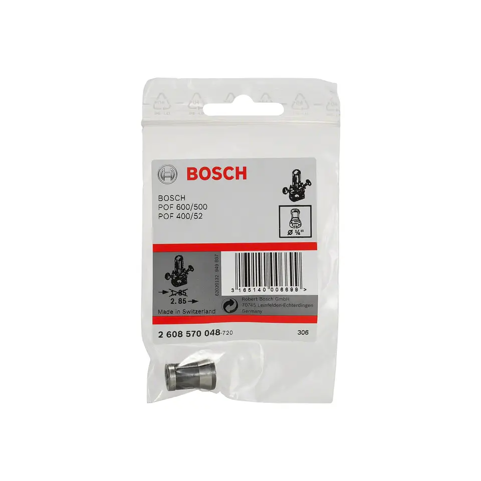 Pinça de aperto sem porca de aperto 1/4 BOSCH 2