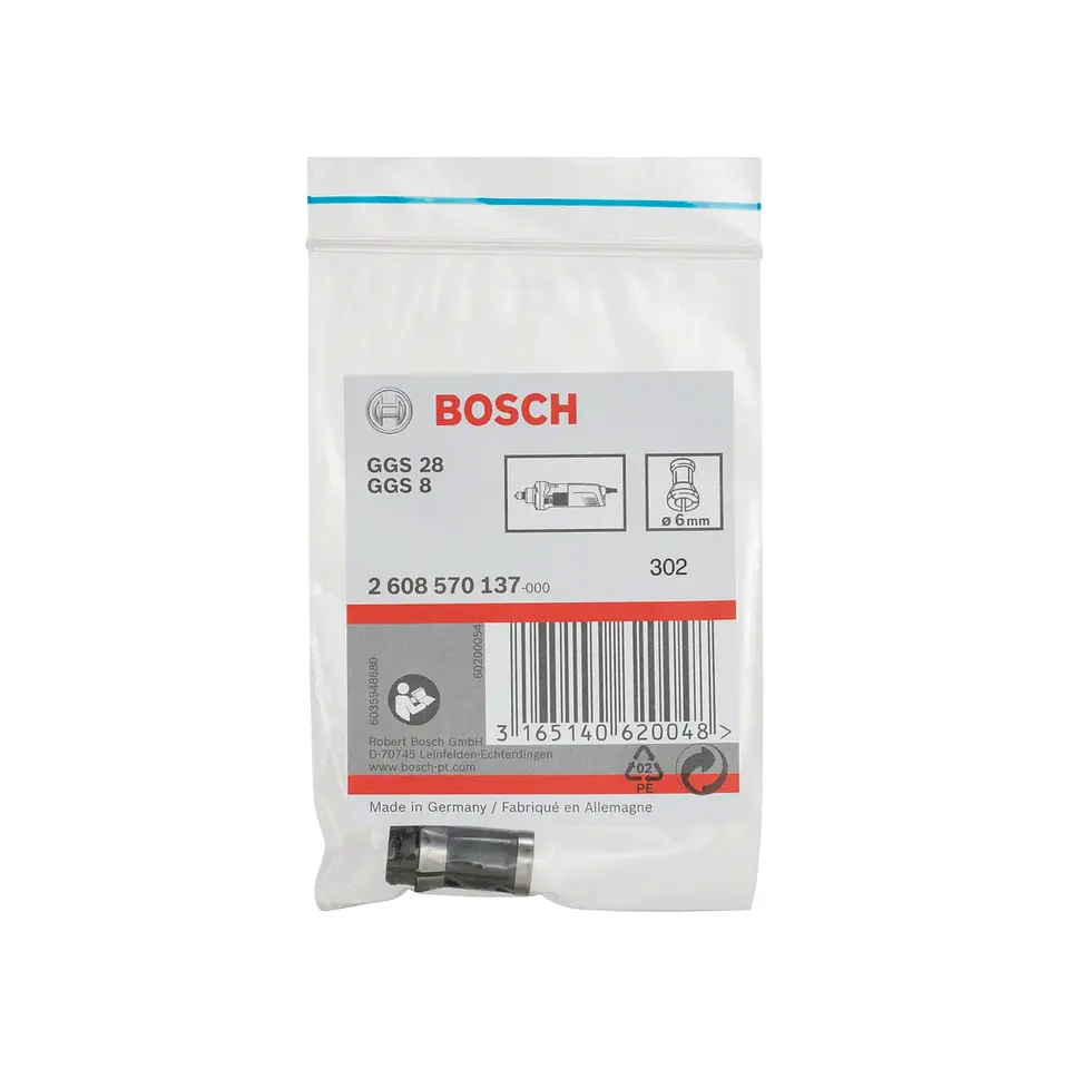 Pinça de aperto sem porca de aperto 6mm BOSCH 2