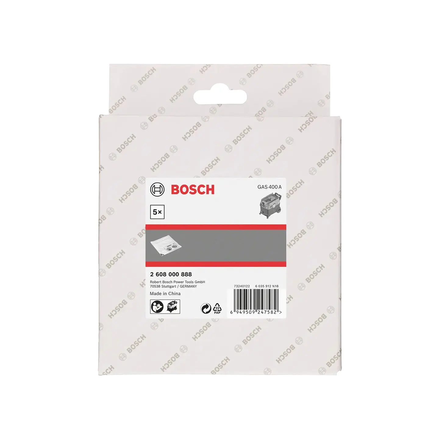 Saco descartável BOSCH 2