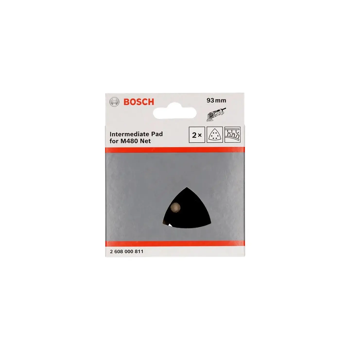 Protetor de prato de apoio, 93x93 mm, 2x BOSCH  3