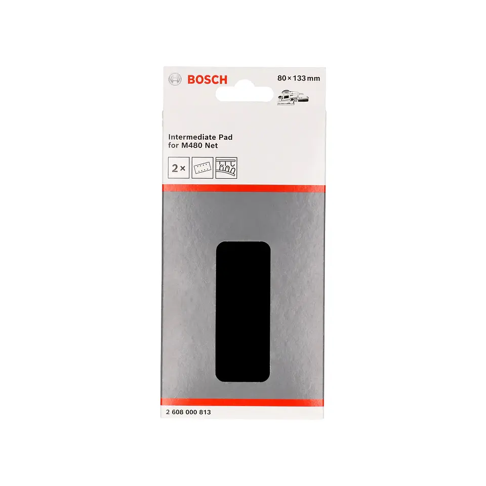 Protetor de prato de apoio, 80x133 mm, 2x BOSCH 4