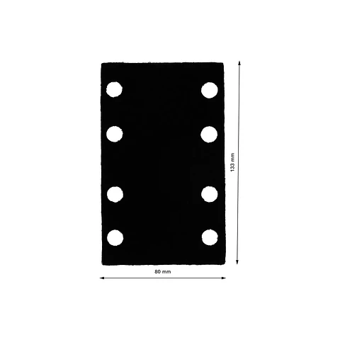 Protetor de prato de apoio, 80x133 mm, 2x BOSCH