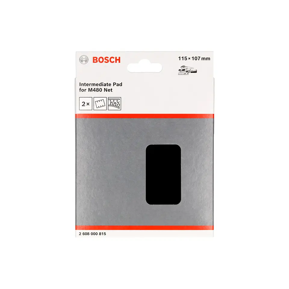 Protetor de prato de apoio, 115x107 mm, 2x BOSCH 4