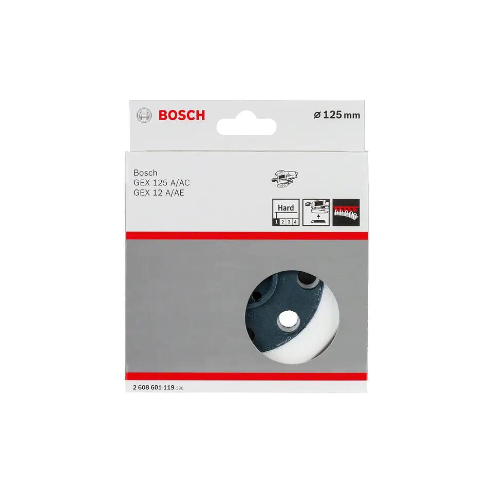 Prato de lixar 125mm duro GEX 12 A BOSCH 2