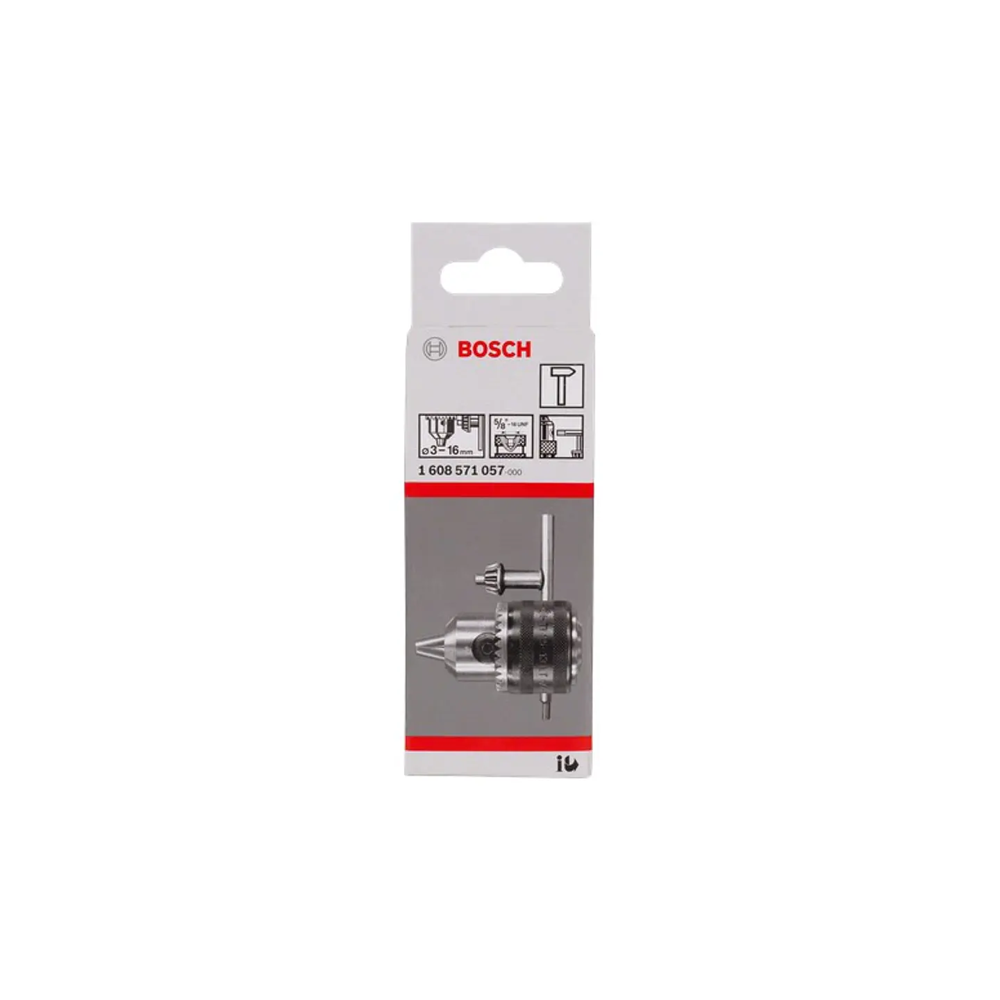 Bucha de coroa dentada até 16 mm BOSCH 2