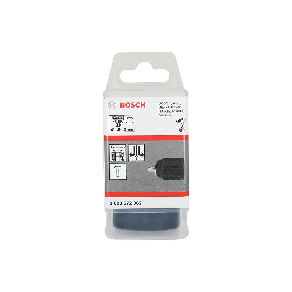 Bucha de aperto rápido até 13 mm BOSCH  2
