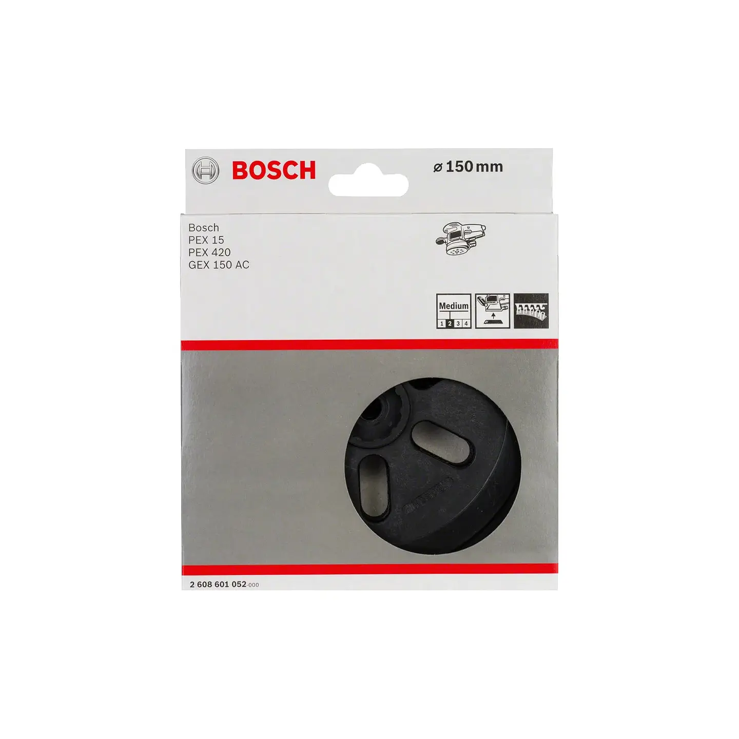 Suporte de lixa com 6 orifícios BOSCH  2