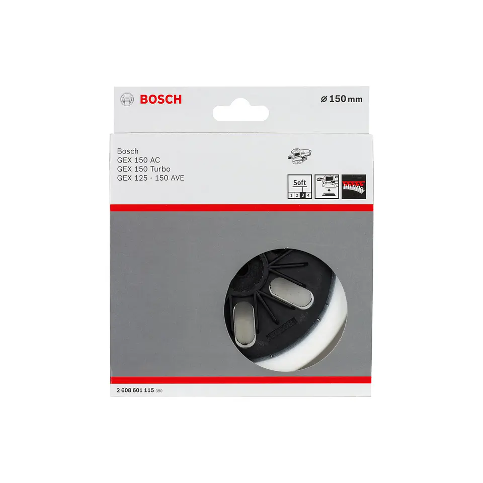 Prato de lixar macio 150mm BOSCH 2