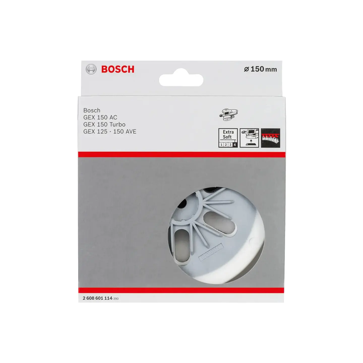 Prato de lixar extramacio 150mm BOSCH  2