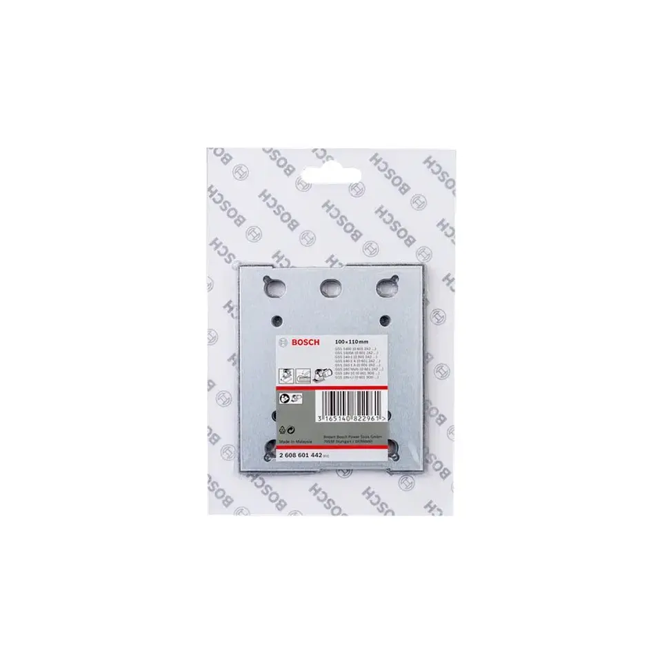 Placa de lixar PRO, feltro, 100 x 110 mm BOSCH 2