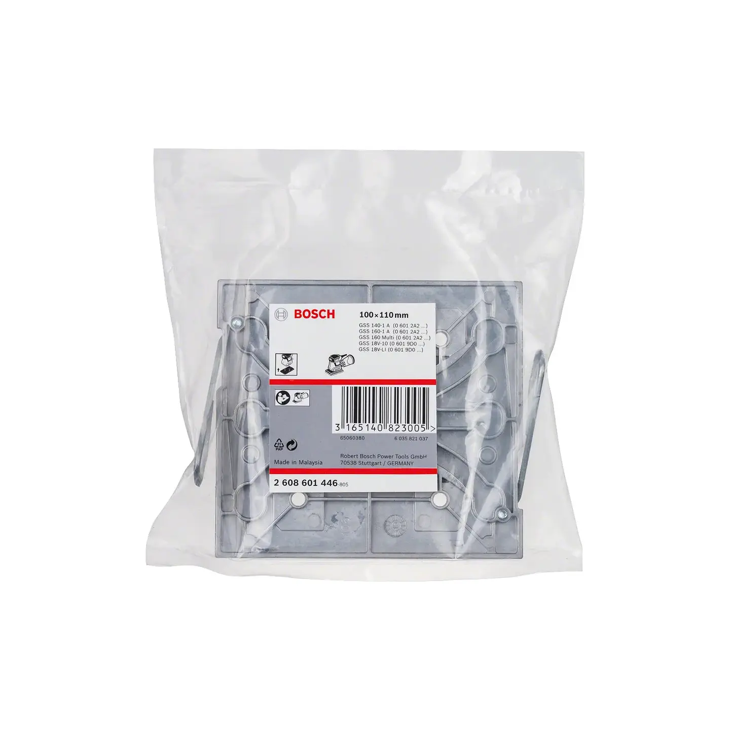 Placa de lixar para lixadeiras orbitais BOSCH  3