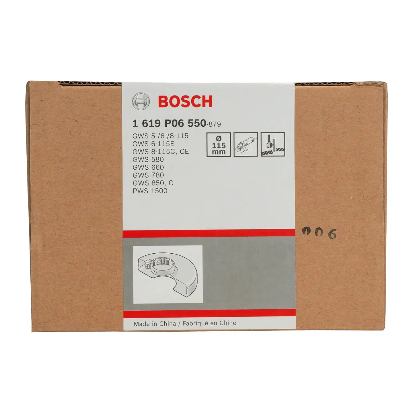 Tampa de proteção com cobertura lateral 115mm BOSCH  3