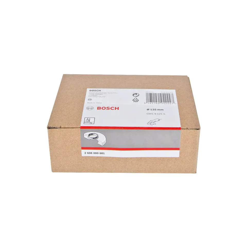 Tampa de proteção com cobertura lateral 125mm BOSCH 3