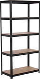 Estante Metálica Preta com 5 Prateleiras 1800x900x450mm 09070 STILKER - Thumbnail 1